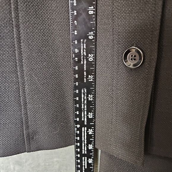 le suit 14 Skirt Suit Black Women's short sleeve jacket lined - Picture 3 of 16